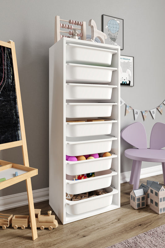 X Groß Spielzeugschrank mit 9 Körben