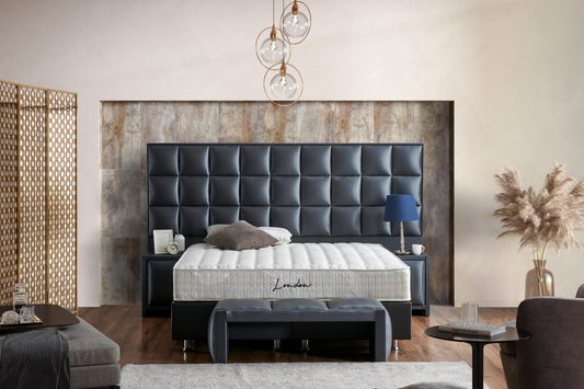 London Boxspringbett mit Bettkasten