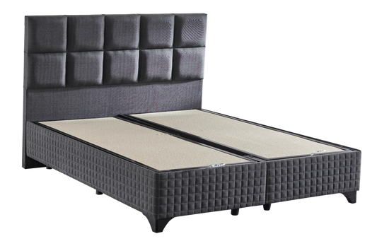 Star Anthrazit Bettgestell mit Kopfteil