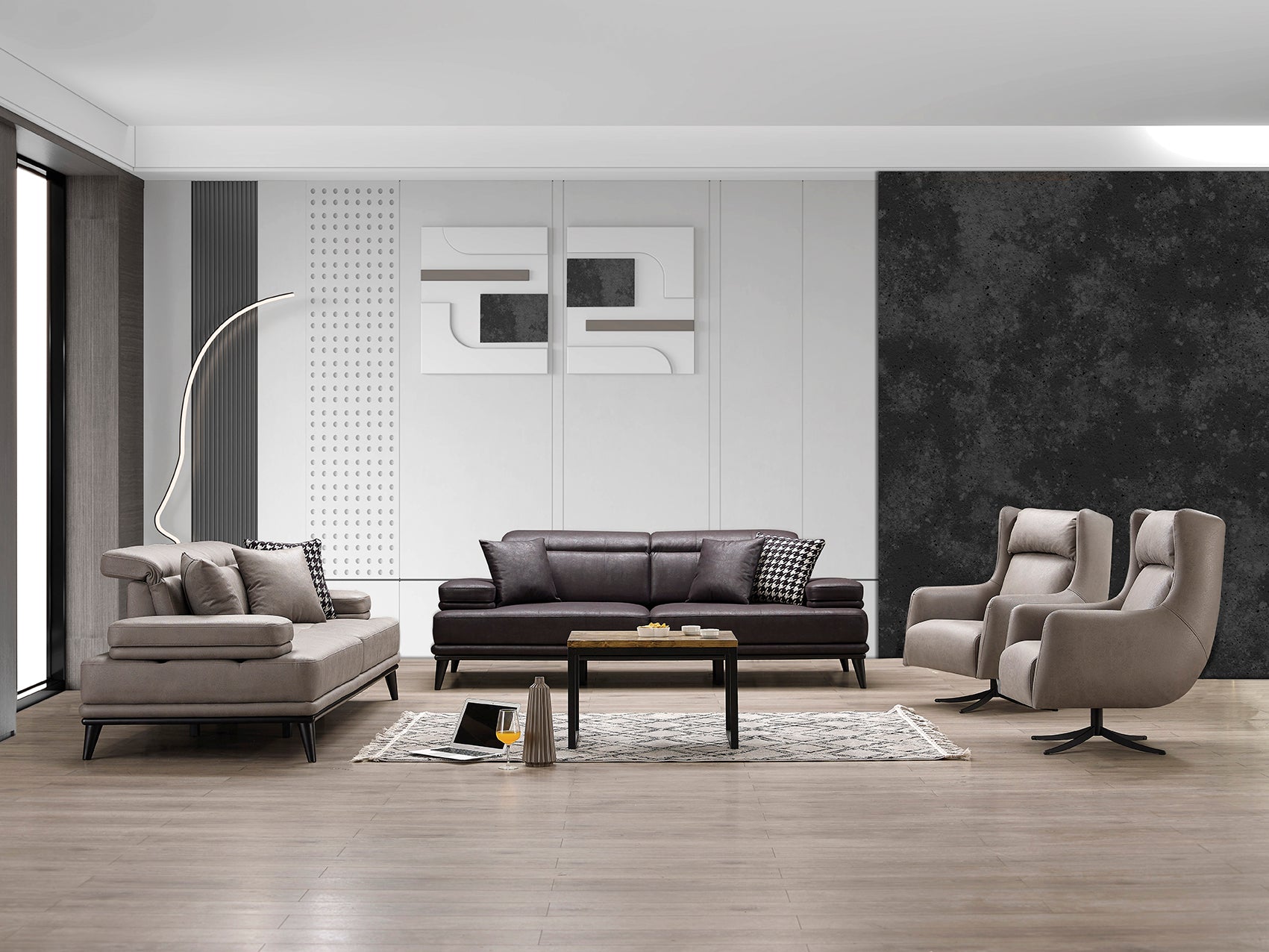Clas Sofa Set, Sessel-Sitzer – Leobed Home