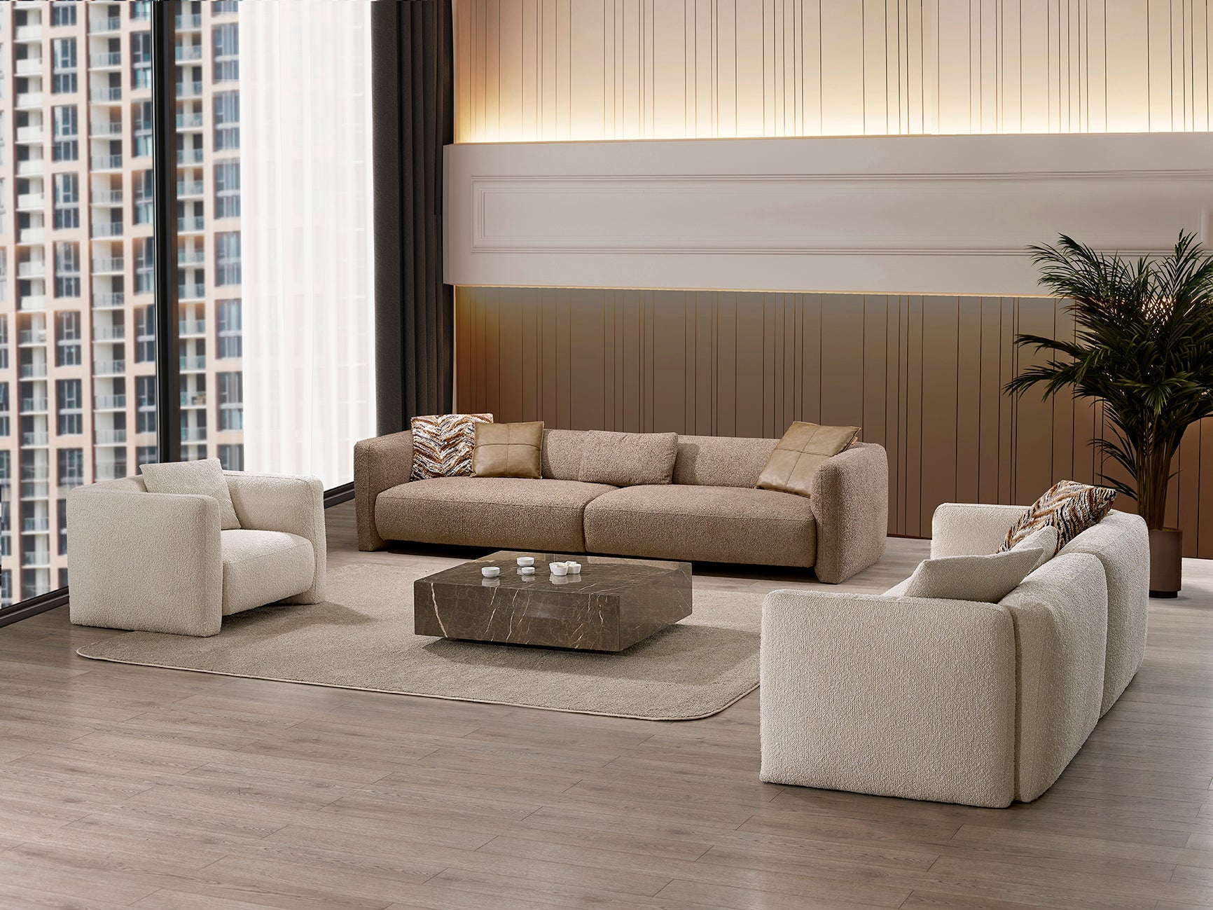 Venüs Design Sitzgarnitur – 4-Sitzer, 3-Sitzer, Sessel – Leobed Home