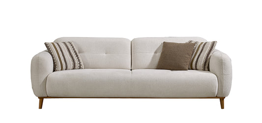 Carina Wohnzimmer Garnitur: 3-Sitzer Sofa + 1-Sitzer Couch